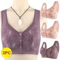 thumbnail image 2 of IROINNID Women's Beauty Back Smoothing Minimizer Lace No Rims Bra, Minimizes Bust Line up to 1.5", 2 of 8