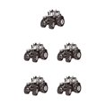 thumbnail image 3 of Youkk Decorative Tractor Wall Stickers - Waterproof And Not Easy To Fall Off Suitable For Walls Of All black 5Set, 3 of 6