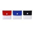 thumbnail image 1 of Cenicero de bolsillo, bolsa para cenizas de cigarrillos, cenicero portátil ignífugo e inodoro para fumadores de uso en exteriores (3 piezas, rojo y blanco + azul y blanco + blanco, 1 of 5