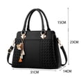 thumbnail image 2 of LHSHID Fashion Women Handbags Tassel PU Leather Totes Bag Top-handle Embroidery Crossbody Bag Shoulder Bag Lady Simple Style Hand Bags, 2 of 6