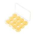 thumbnail image 1 of Bouchons d'Oreilles en Silicone Réutilisables pour Réduire le Bruit, Bloquer le Son pour Dormir, Étudier, Voyager et Nager – Doux, Lavables, Inclut un Étui Portable, Idéal pour, Ensemble de Bouchons d'Oreilles en Gel (6 Ronds Jaunes), 1 of 9
