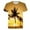 Gold, variant on LUOGENLI Male T-shirts for Mens Men's Summer Fashion Beach 3D Printed T Shirt Summer Short Sleeved T Shirt Mens T-shirts Graphic Tees Fishing Summer Clothes Gold XL
