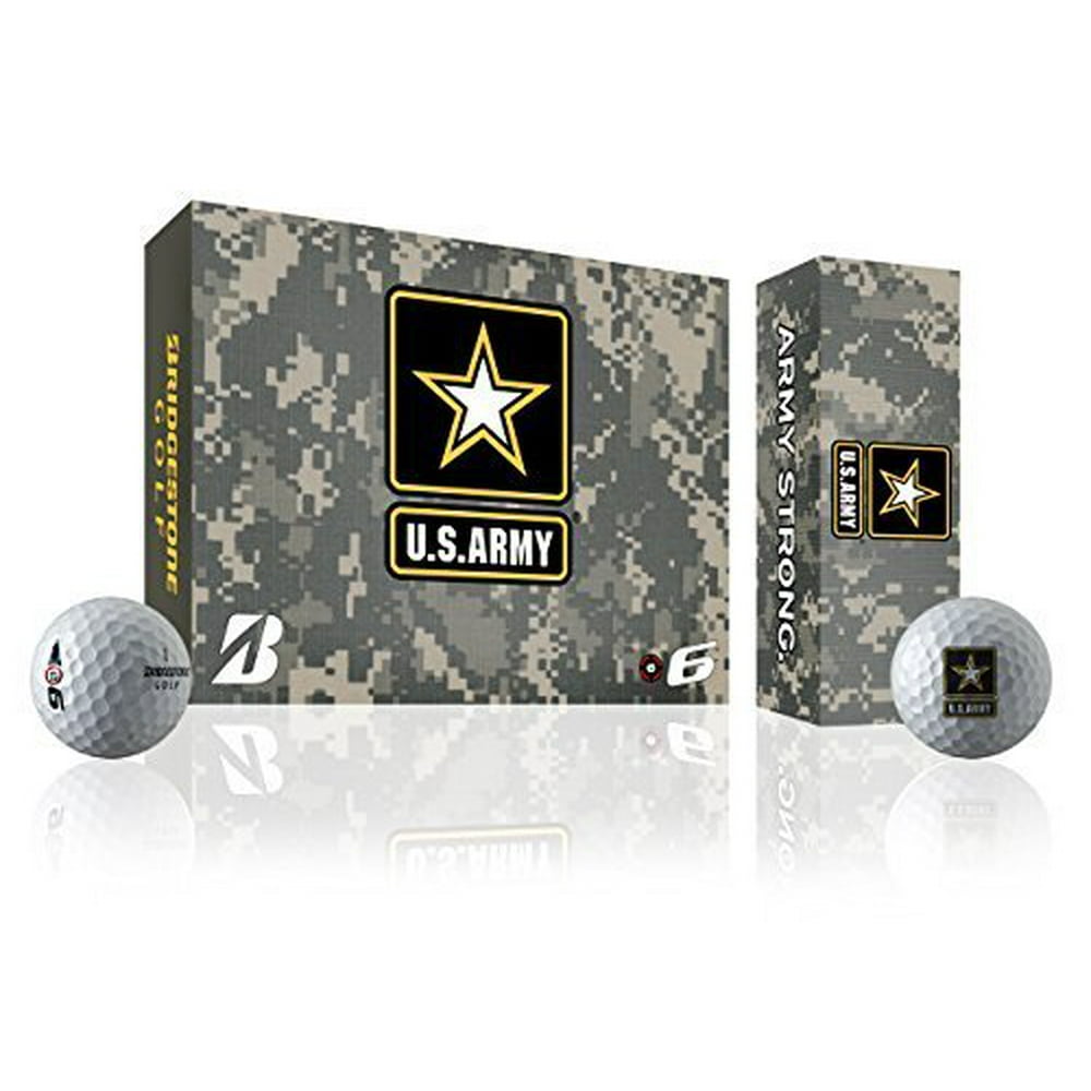 Bridgestone Golf E6 US Army Golf Balls 12pk White