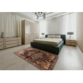 thumbnail image 4 of Ahgly Company Indoor Rectangle Traditional Dark Gold Brown Persian Area Rugs, 8' x 12', 4 of 6