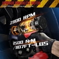 thumbnail image 3 of Llave de Impacto SundpeyPRO 21V Sin Escobillas 1500Nm Kit con 2 Baterías de 4Ah, 3 of 8