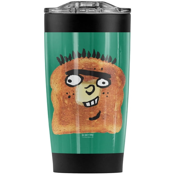 Ed, Edd N Eddy/Ed Toast Stainless Steel Tumbler 20 oz Coffee Travel Mug/Cup, Vacuum Insulated & Double Wall with Leakproof Sliding Lid | Great for Hot Drinks and Cold Beverages