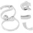 thumbnail image 2 of 2pcs Accessories Sewing for Thimbles Knitting Crafting Adjustable Guide Women Metal Guided Tools, 2 of 5