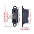 thumbnail image 3 of Tholdsy Sensor de distancia infrarrojo de plástico, portátil, 10-80cm, módulo de máquina de copia de Robot de Control analógico profesional sin Electrónica miscelánea, 3 of 6