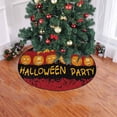 thumbnail image 2 of FMSHPON Halloween Pumpkin Xmas Christmas Tree Skirt Stand Mat for Holiday Party Decoration Indoor Outdoor 36 inches, 2 of 3