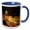 Blue/White, variant on 3drose, Parque Central and El Capitolio in Old Havana, 11oz Mug