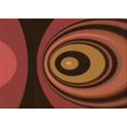 thumbnail image 1 of Ahgly Company Machine Washable Indoor Rectangle Transitional Mahogany Brown Area Rugs, 7' x 10', 1 of 7