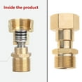 thumbnail image 6 of Apooke 2 Pcs M22 14mm Pressure Washer Swivel Joint Connector Pressure Washer Swivel Adapter Pressure Washer Swivel Fitting, 6 of 13
