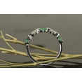 thumbnail image 5 of HeartsAndYou 2ct Marquise Cut Natural Emerald Moissanite Stackable Band 14k SOLID White Gold, 5 of 9