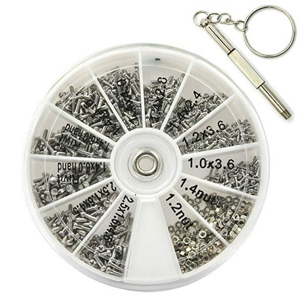 Small screws and nuts for glasses on sale