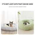 thumbnail image 5 of PureCasa Warm Soft Dog Cat Bed Kennel, Non-Slip Fluffy Cotton Pet Bed for Fall Winter, Resilient Plush Cushion Sleeping Pad for Small Cats Dogs, Solid Color Home Decor, Round, 1 Pack, 20"x20", F, 5 of 8