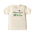 thumbnail image 4 of Mastered 10 Years Golf Shirt for Boys & Girls 10th Birthday Party Golfing Theme T-Shirt for Kids Natural Shirt Adult Medium, 4 of 5