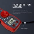 thumbnail image 5 of Professional Portable Mt87 Digital Clamp Meter Multimeter DC AC Voltage Current Tongs Resistance Amp Ohm Tester Electronic, 5 of 8