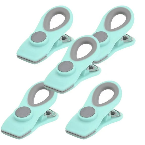 Haomacro Kitchen Chip Snack Food Storage Sealing Bag Clips Clamps-5 Pack