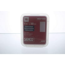 Senco 1-1/4 in. 16 Ga. Straight Strip Finish Nails Smooth Shank 2,000 pk