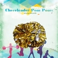 thumbnail image 3 of Pompones aeróbicos para animadoras Pompones para fiestas de baile Competición deportiva escolar (oro + plata), 3 of 9