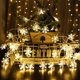 thumbnail image 4 of Adornos navideños con luces LED de copo de nieve para el hogar, guirnalda colgante, adorno para árbol de Navidad, regalo de Navidad 2024, Año Nuevo, 4 of 5