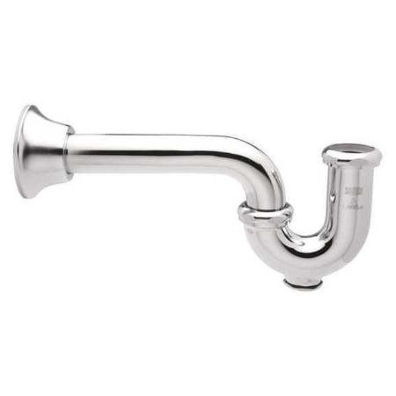 ZURN INDUSTRIES Z8700BD-PC P-Trap,1-1/4 in. Inlet/Outlet,Chrome G3984821