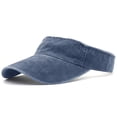 thumbnail image 2 of Fabrcox Unisex Sports Sun Visor Hats Adjustable Empty Top Baseball Hats Spring Summer Sports Tennis Cap for Women Men Blue 21.26-23.62", 2 of 7