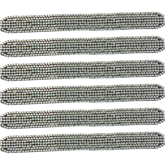 6pcs Bling Car Door Handle Protector Universal Car Handle Cover Faux Crystal Car Stickers Auto Decals Car Accessories for Woman Multicolor