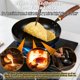 thumbnail image 3 of Wok de hierro fundido 28 cm con espátula y tapa de madera para saltear freír cocinar en estufa eléctrica, 3 of 7