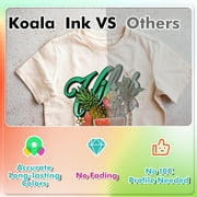 200ML KOALA PAPER Sublimation Ink, Black Sublimation Ink Refill Kit for Inkjet Printer Refillable Cartridges, CISS