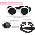 thumbnail image 5 of HQREA Puppy Motorcycle Helmet Sunglasses with Ear Holes and Adjustable Nylon Strap Dog Hard Hat for Outdoor, 5 of 6