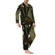 thumbnail image 2 of Balery Casino Cards 1 Pijama para Hombre de Dos Piezas con Manga Larga, Conjunto de Dormir y Descanso Suave con Bolsillos-Medium, 2 of 7