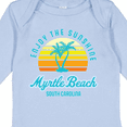 thumbnail image 4 of Inktastic Summer Enjoy the Sunshine Myrtle Beach South Carolina Blue Boys or Girls Long Sleeve Baby Bodysuit, 4 of 5