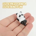 thumbnail image 5 of 5 Pcs Decor Cute Lovely Small Animals Animal Miniatures Resin Accessories Cartoon Red Panda Series DIY Refrigerator Magnet Car Ornaments Pendant 5pc Statue Plastic, 5 of 6