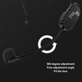 thumbnail image 4 of 2.4G Dual Headset Mic System, Auto Pairing  Microphone Headset Rechargeable Plug And Play Delayless  For Stage For, 4 of 8