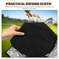 thumbnail image 5 of ifundom Black Oxford Cloth Golf Bag Cover, Lightweight Anti-Scratch Protective Case for Golf Bags, 5 of 6