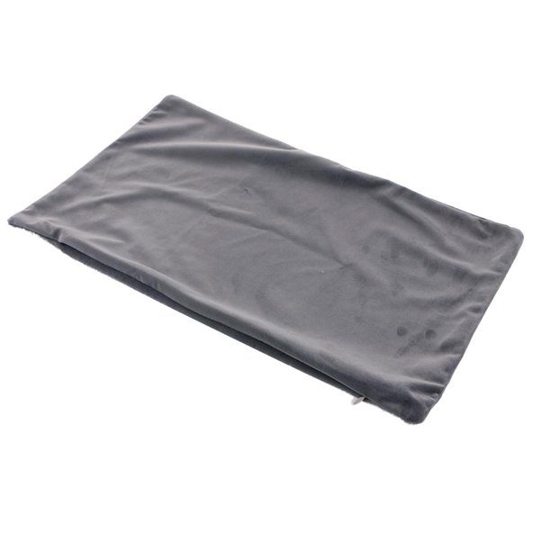 Funda de almohada de tacto suave y cómodo, de color sólido, de 12 x 2 pulgadas. Negro