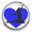 Blue, variant on Snap Jewelry 18MM Dark Gray Dancer Leap Heart Ginger Charm