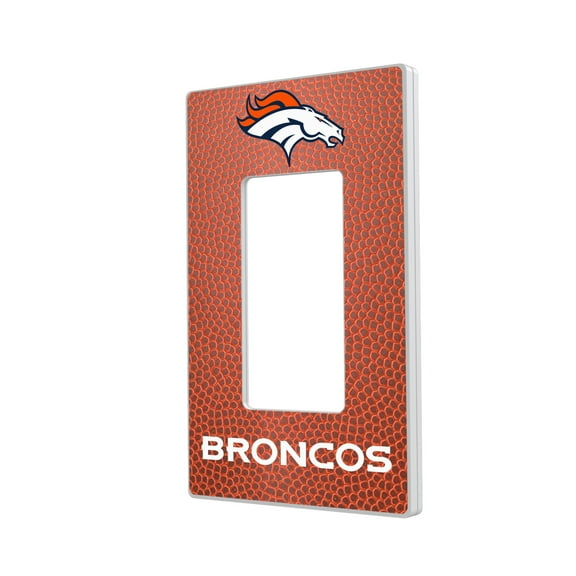 Denver Broncos Football Design Single Rocker Light Switch Plate