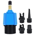 thumbnail image 1 of Kuymtek Adaptador Válvula para Tabla Remo Convertidor Bomba Aire Con 4 Boquillas (azul), 1 of 9