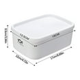 thumbnail image 2 of Stackable Refrigerator Fruit & Vegetable Crisper Box with Lid | Food Grade Plastic Storage Container | Microwave & Freezer Safe | Transparent Airtight Design, 2 of 2