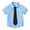 Light Blue, variant on Little Boys' Button Down Shirts Girls Pink Button Down Shirt Graduation Shirts School Clothes 5-6 Years