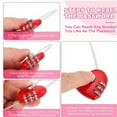 thumbnail image 4 of Thinsony Cadenas en Forme de Cœur 2 Pcs, Design Élégant, Durable, Résistant, Rangement Adapté Cadeaux de la Saint-Valentin, Combinaison Cheveux Gris 06U(50CM), 4 of 6