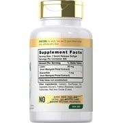 Lutein 20mg and Zeaxanthin | 300 Softgels | for Men and Women | by Carlyle