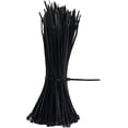 thumbnail image 2 of Attache de Câble en Plastique Réutilisable, 250 mm x 7.6 mm, Attaches de Câble Réutilisables, Attaches de Câble en Nylon Rilsan, Attaches de Câble 250mm, Noir, Lot de 100 Pcs, 2 of 5