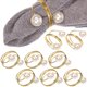 thumbnail image 1 of 8 anillos para servilletas, hebillas decorativas para servilletas, decoración de mesas, hebillas de servilletas de metal, accesorios de mesa para restaurantes., 1 of 5