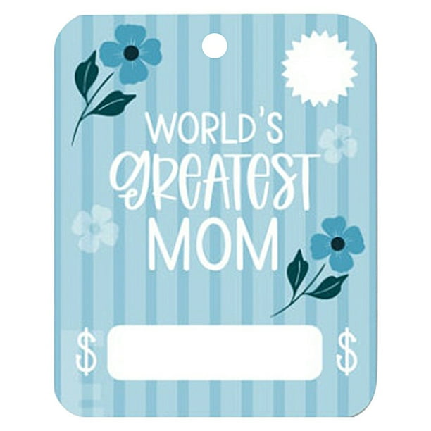 Tarjeta de dinero para el día de la madre, dinero en efectivo para el día de la madre, el mejor regalo, tarjeta para titular de dinero para mamá (azul)