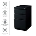 thumbnail image 6 of Hirsh 20" Deep Mobile Pedestal File Cabinet 3 Drawer Box-Box-File, Letter Width, Black, 6 of 18