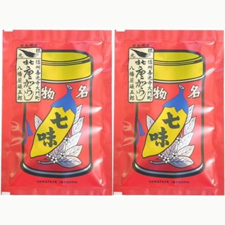 Yawataya Isogoro Shichimi Togarashi 7 Spice Refill Pack 18g×2 – Made in JAPAN - Tokyo Sakura Mall