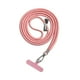 thumbnail image 5 of Cordón para teléfono, correa para el cuello, almohadilla de seguridad universal desmontable, correa de seguridad Rosa, 5 of 8